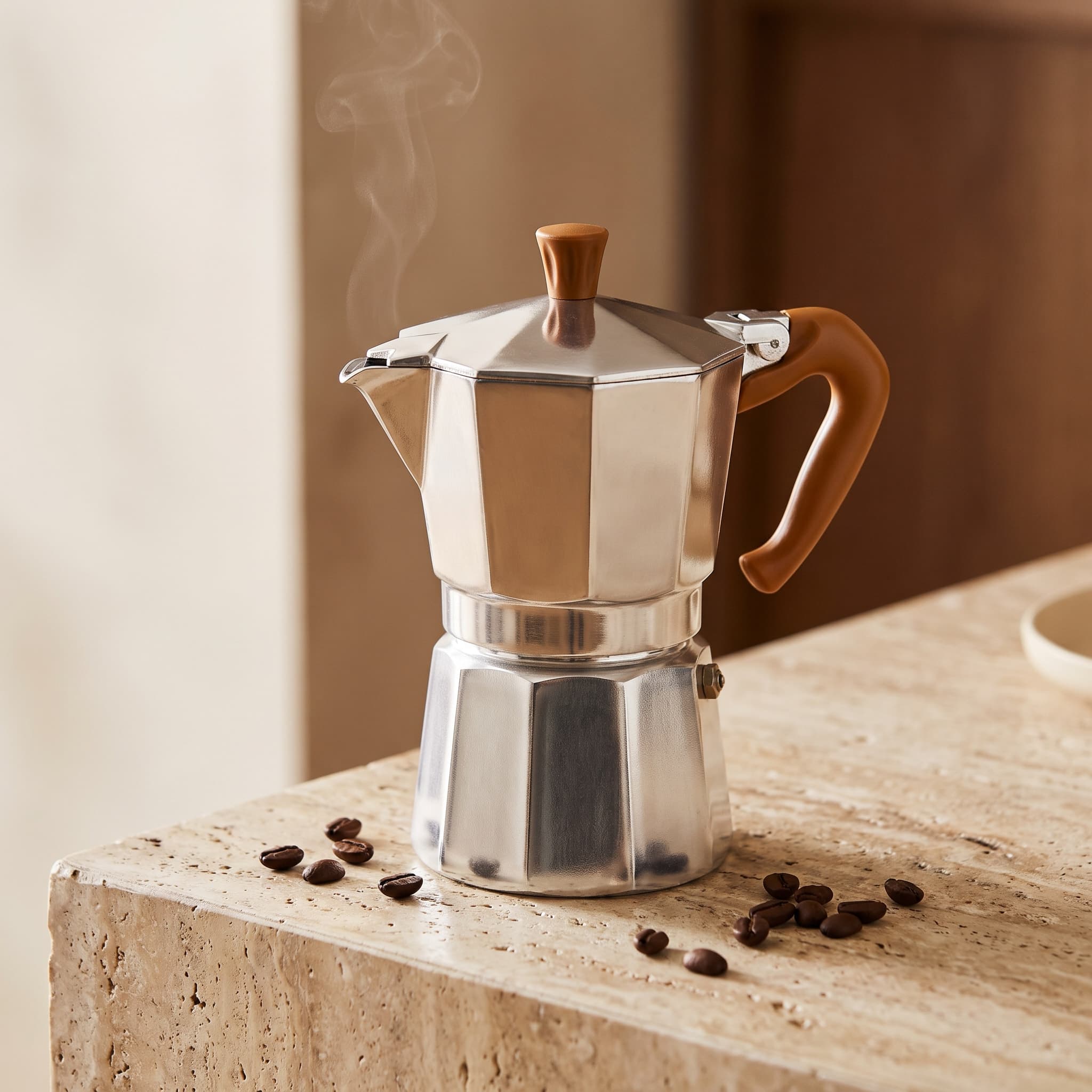 Stovetop Moka Pot — 6 Cup